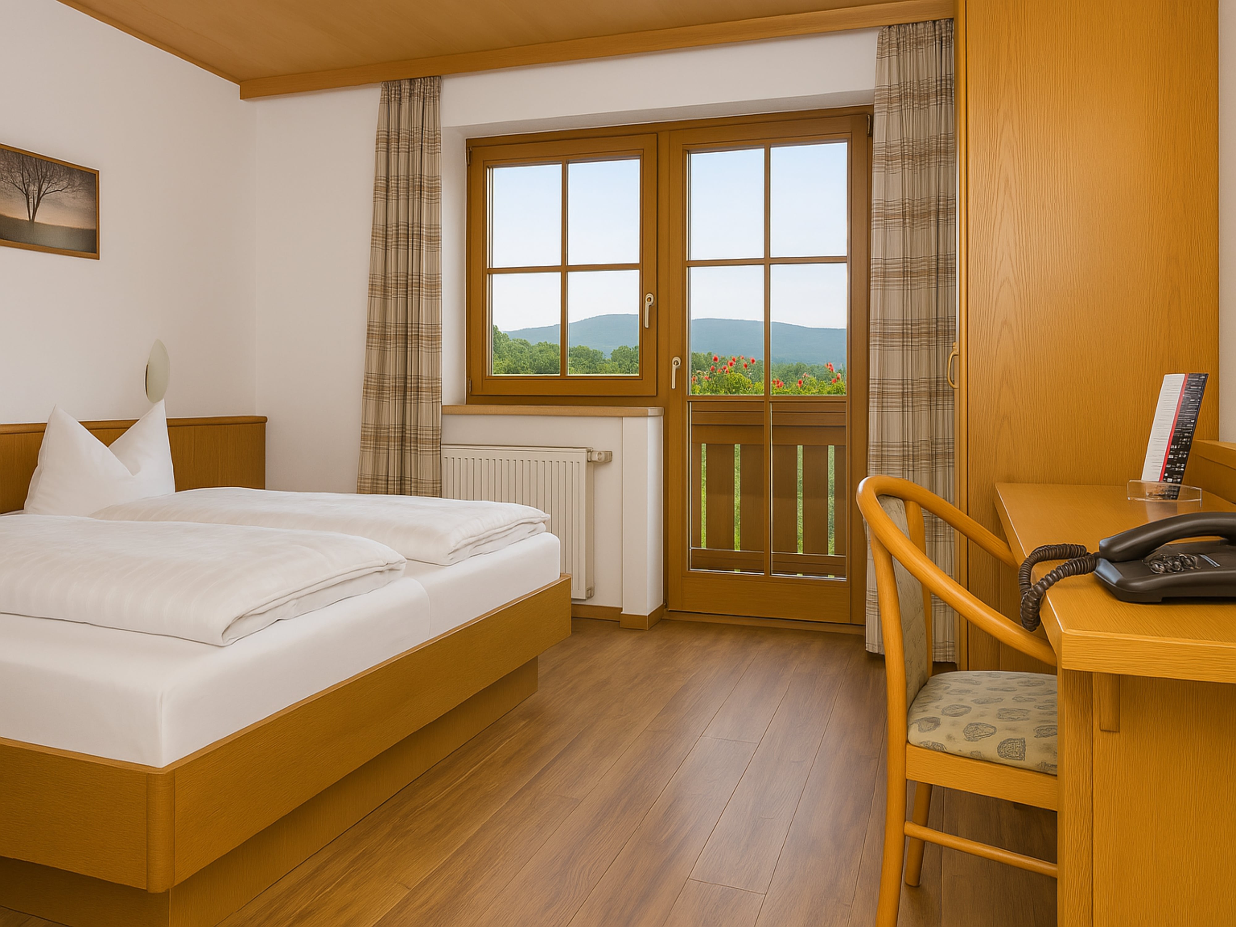 Doppelzimmer Standard mit Bergblick