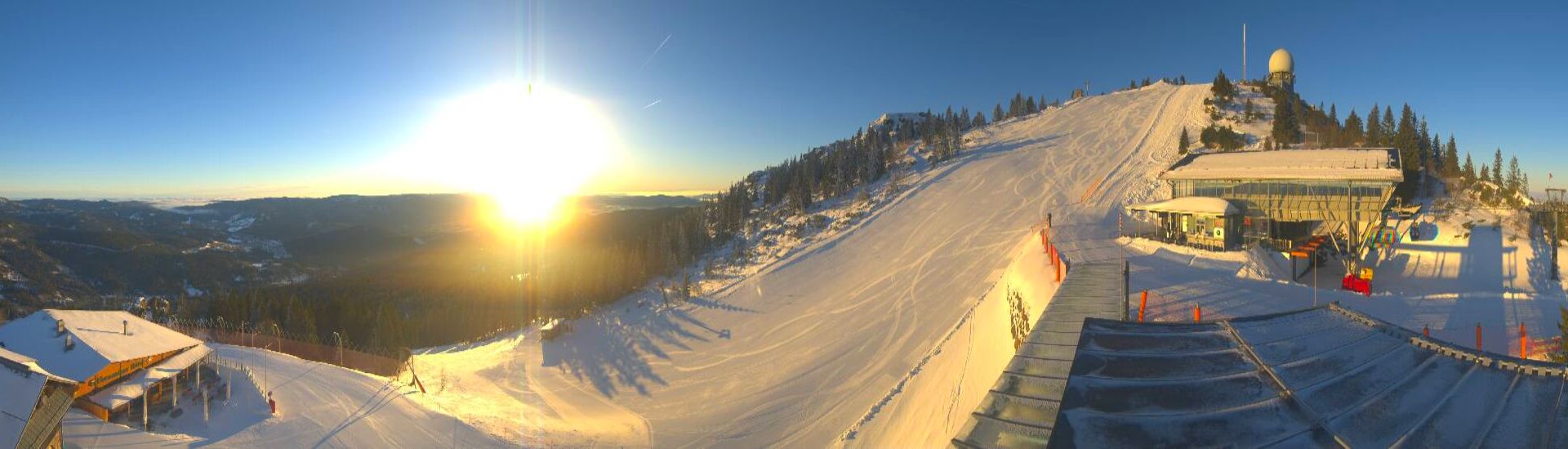 Panoramabild Arber im Winter